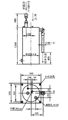 JD-1PS-20型煤氣管道單管二室冷凝水排水器