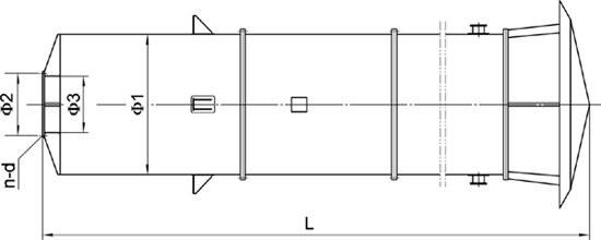 JD-GLX型高爐冷風(fēng)放風(fēng)閥消聲器